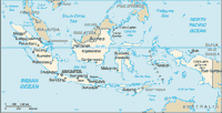 Map of Indonesia