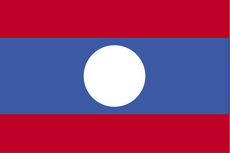 Flag of Lao People's Democratic Republic