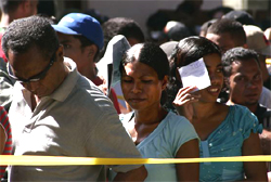 Voters in Eas Timor