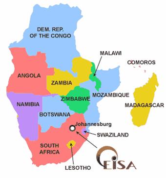 EISA region map