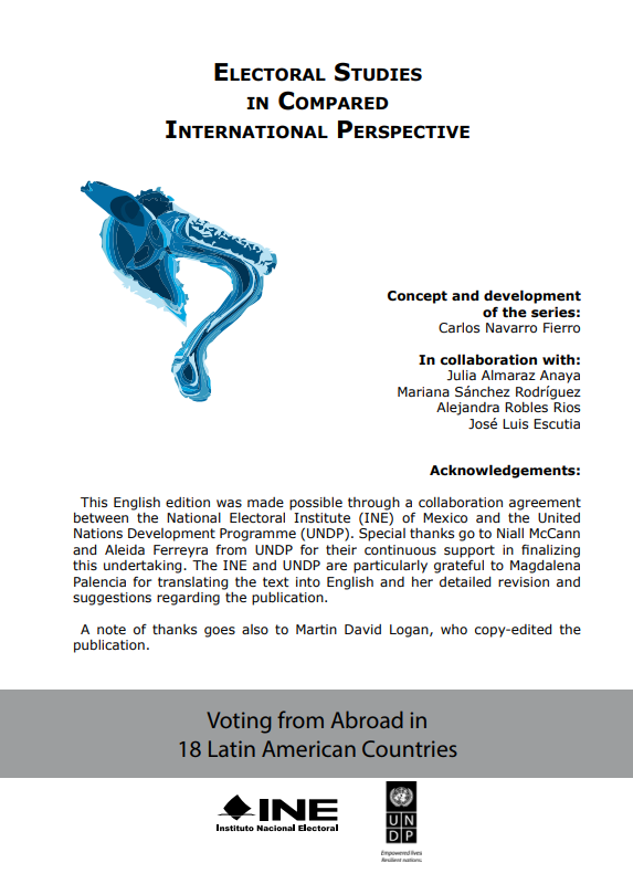 Voting from Abroad in 18 Latin American Countries (INE and UNDP, 2016)
