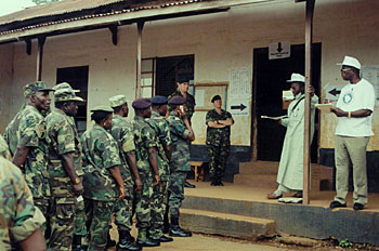 military voting in sierra leone
