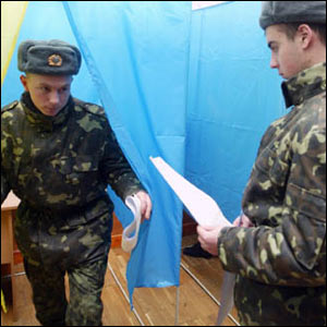 Ukraine: Military voting