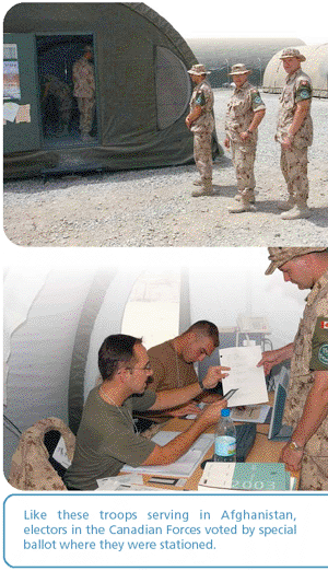 let the military vote...