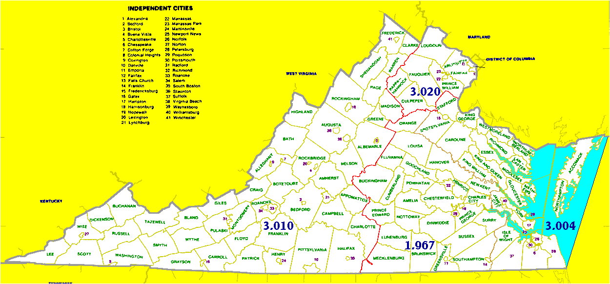 Multi Member District Map