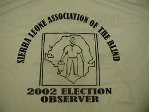 Sierra Leone: Clothing (1 of 2) by IFES and Action on Disability and Development (ADD) [2002]