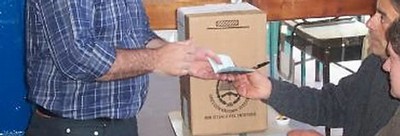 Argentina: Foto del acto electoral. Argentina: Foto del acto electoral.