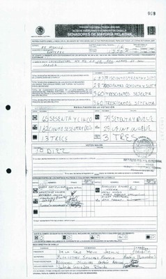 México: Acta de senadores (2006).