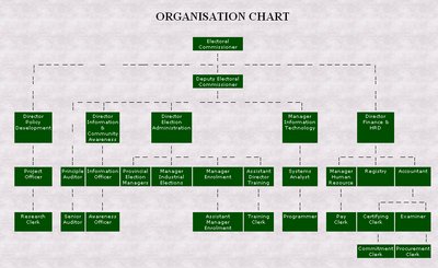 Papua New Guinea: Organisational chart of the Election Commission (PNGEC) Papua New Guinea: Organisational chart of the Election Commission (PNGEC)