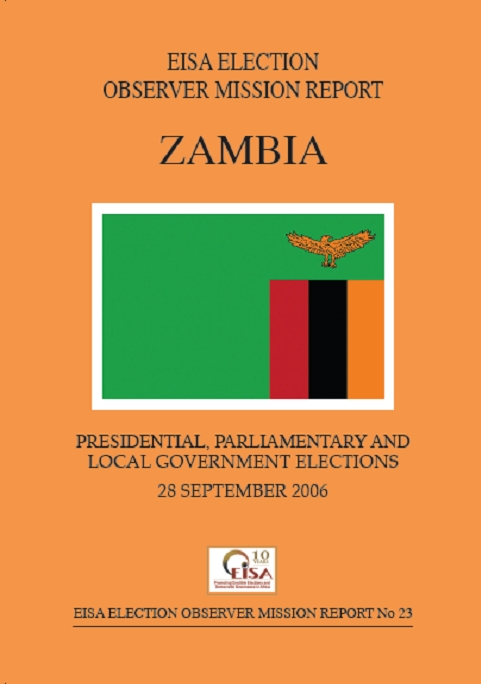 EISA election report Zambia