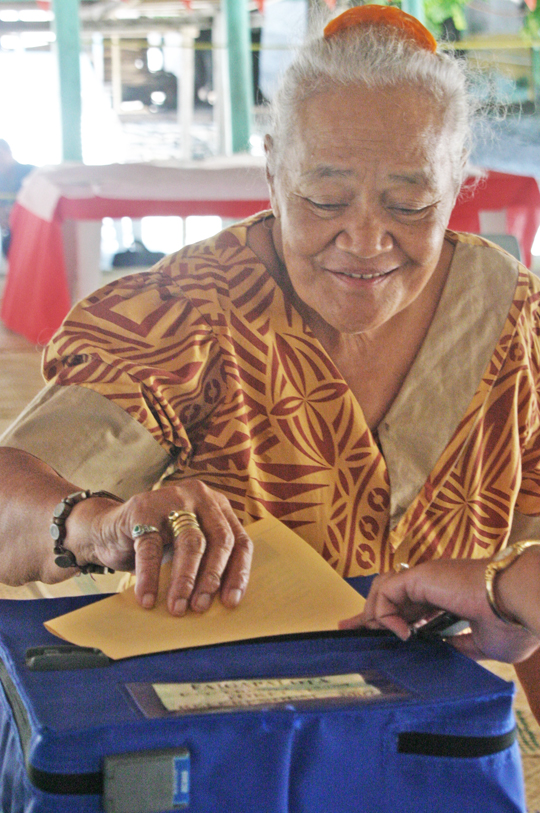 Elderly Voter on Fakaofo
