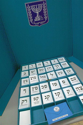 Israel Voting Ballots