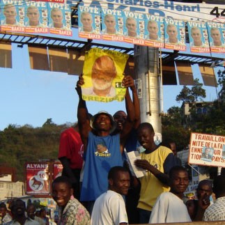 Preval supporters Haiti