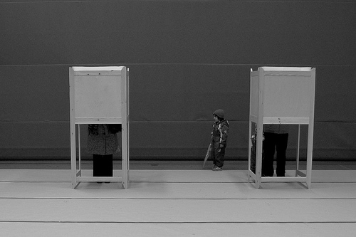 lining up for elections