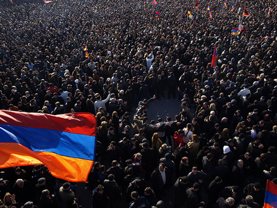 demonstation Yerevan
