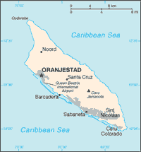 Map of Aruba (small)