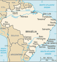 Map of Brazil (small)