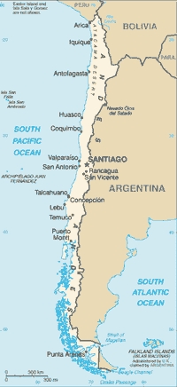 mapa chile