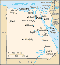 Map of Egypt (small)