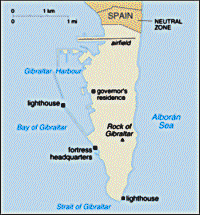 Map of Gibraltar (small)
