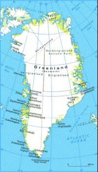 Map of Greenland (small)