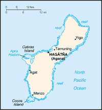 Map of Guam (small)