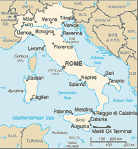 Map of Italy (small)