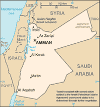 Map of Jordan (small)