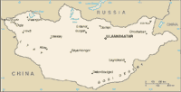 Map of Mongolia (small)