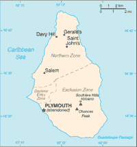 Map of Montserrat (small)