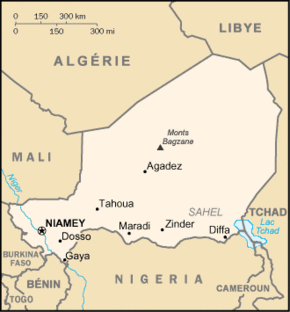 carte niger