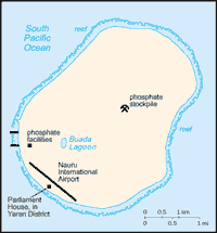Map of Nauru (small)