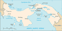 Map of Panama (small)