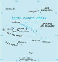 Map of French Polynesia (small)