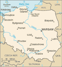 Map of Poland (small)