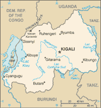 Map of Rwanda (small)