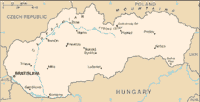 Map of Slovakia (small)