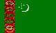 Flag of Turkmenistan