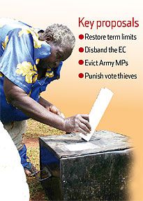 Uganda opposition demands electoral reforms, Monitor Online (2009)