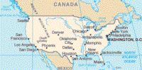 Map of United States of America (small)