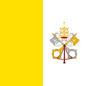 Flag of Holy See (Vatican City State)