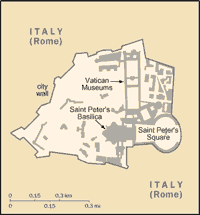 Map of Holy See (Vatican City State) (small)