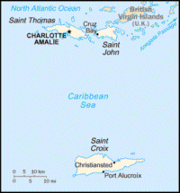 Map of Virgin Islands, U.S. (small)