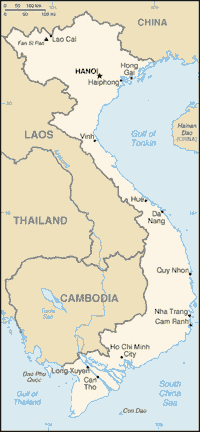 Map of Viet Nam (small)