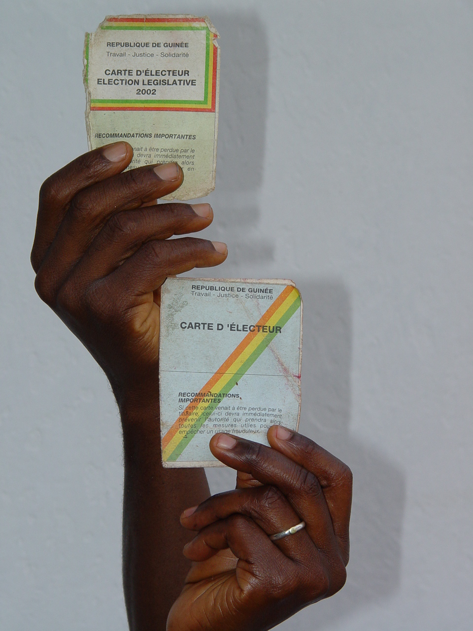 Guinea Pre-09 Voter Cards